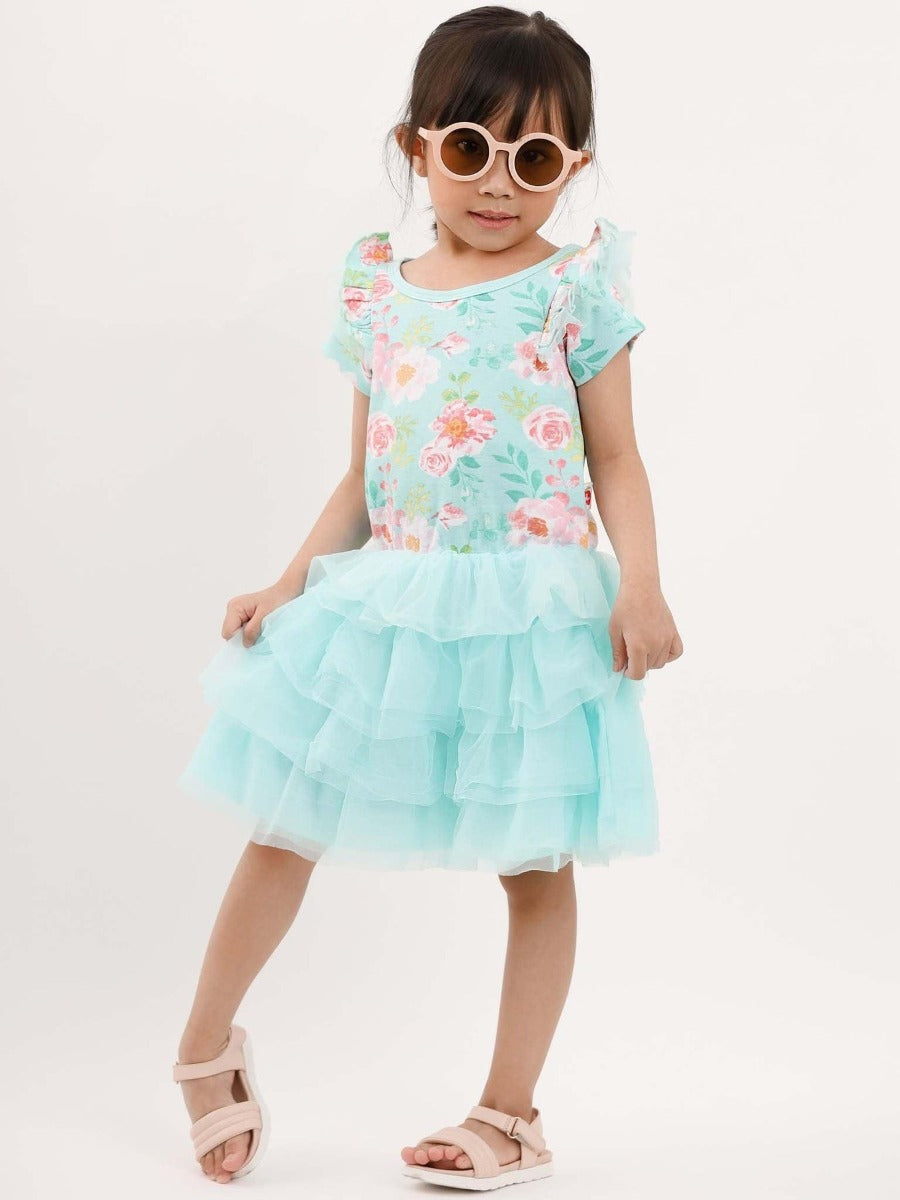 Oobi Lola Blue Watercolor Dress (3 Sizes)