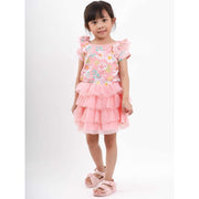 Oobi Lola Pink Watercolor Dress (3 Sizes)