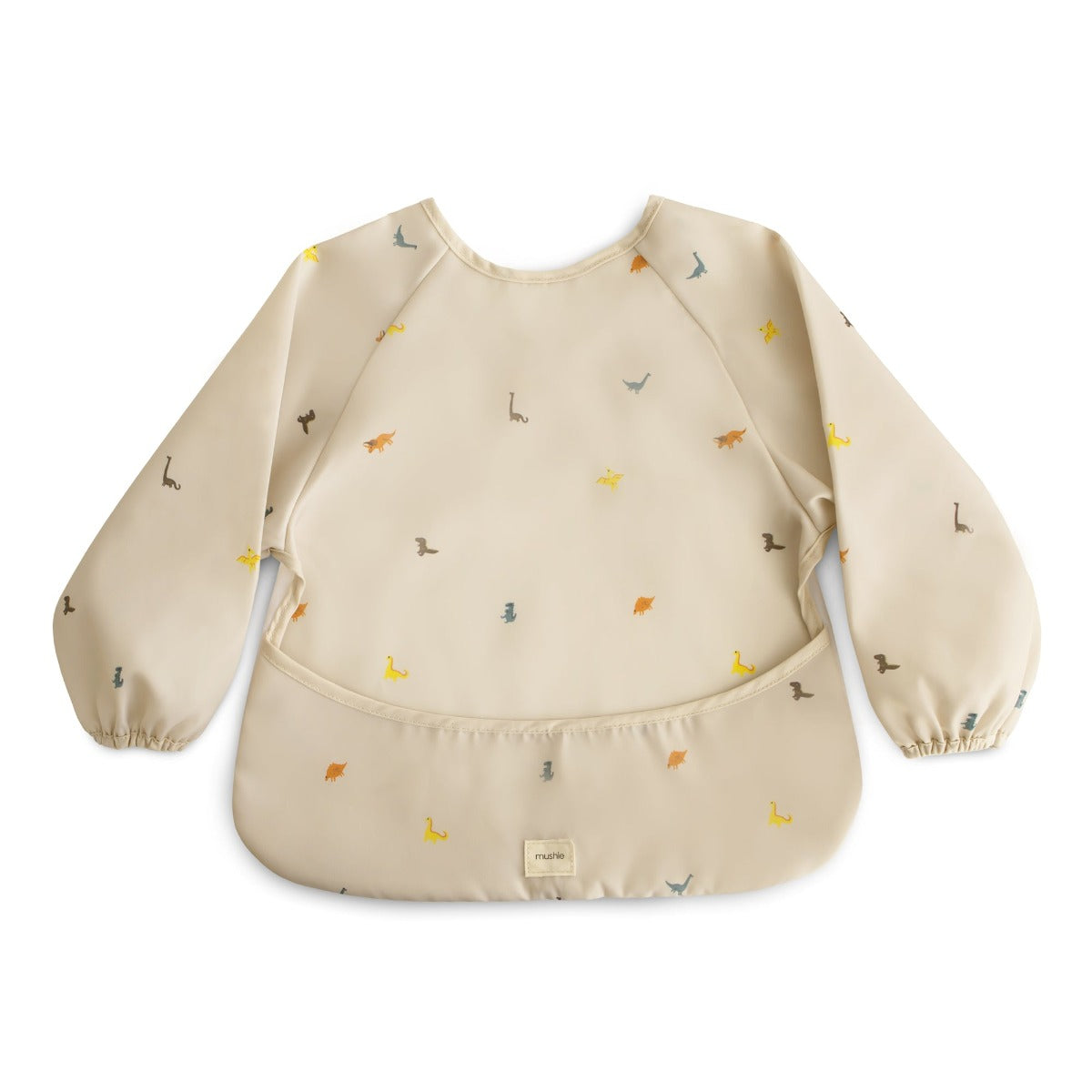 Mushie Long Sleeve Baby Bib (8 Designs) - Pupsik Singapore