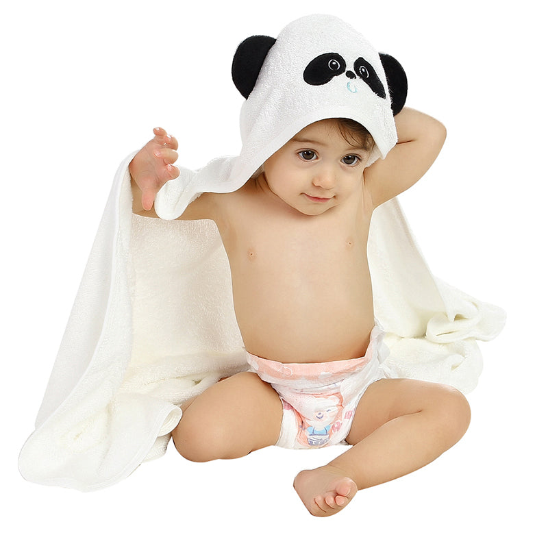 MPJ Baby Hooded Bath Towel (+ Free Washcloth) - 5 Designs - Pupsik Singapore