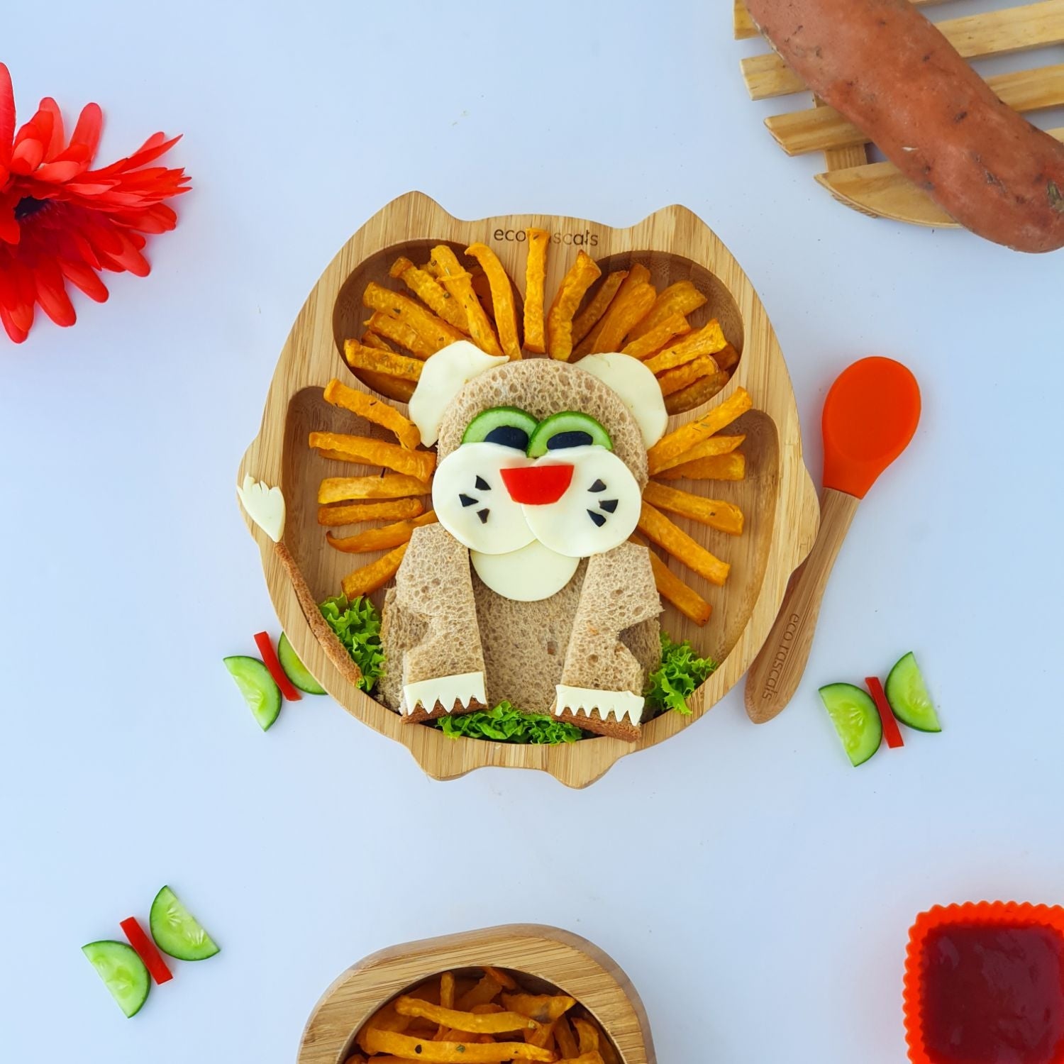 Eco Rascals Owl Bamboo Suction Plate (3 Colours) - Pupsik Singapore