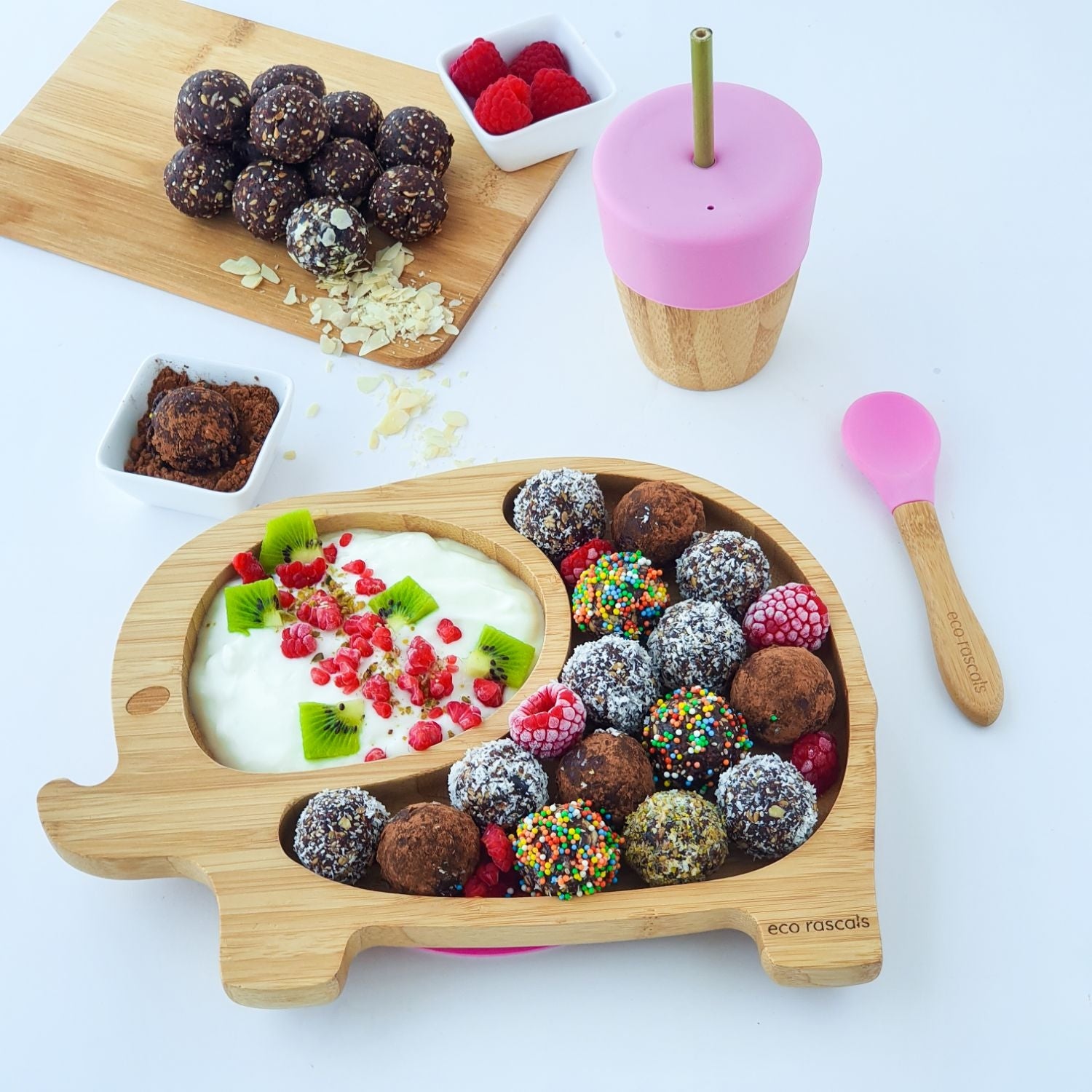 Eco Rascals Elephant Bamboo Suction Plate