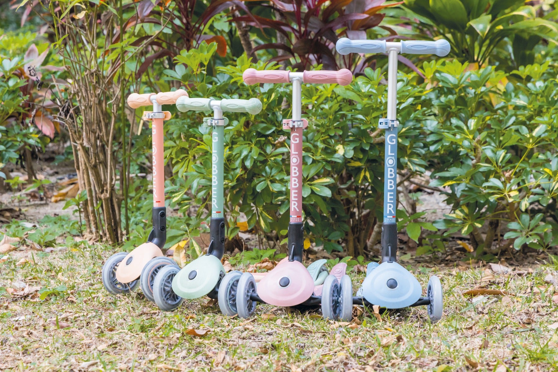 Globber Junior Foldable Scooter (LED Wheels) - 10 Colors