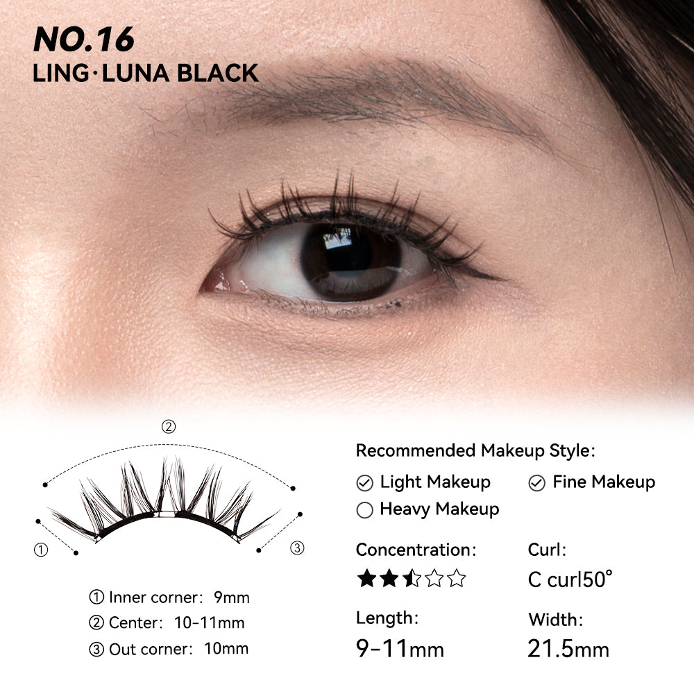WOSADO Soft Magnetic Eyelashes (20 Types) - Pupsik Singapore