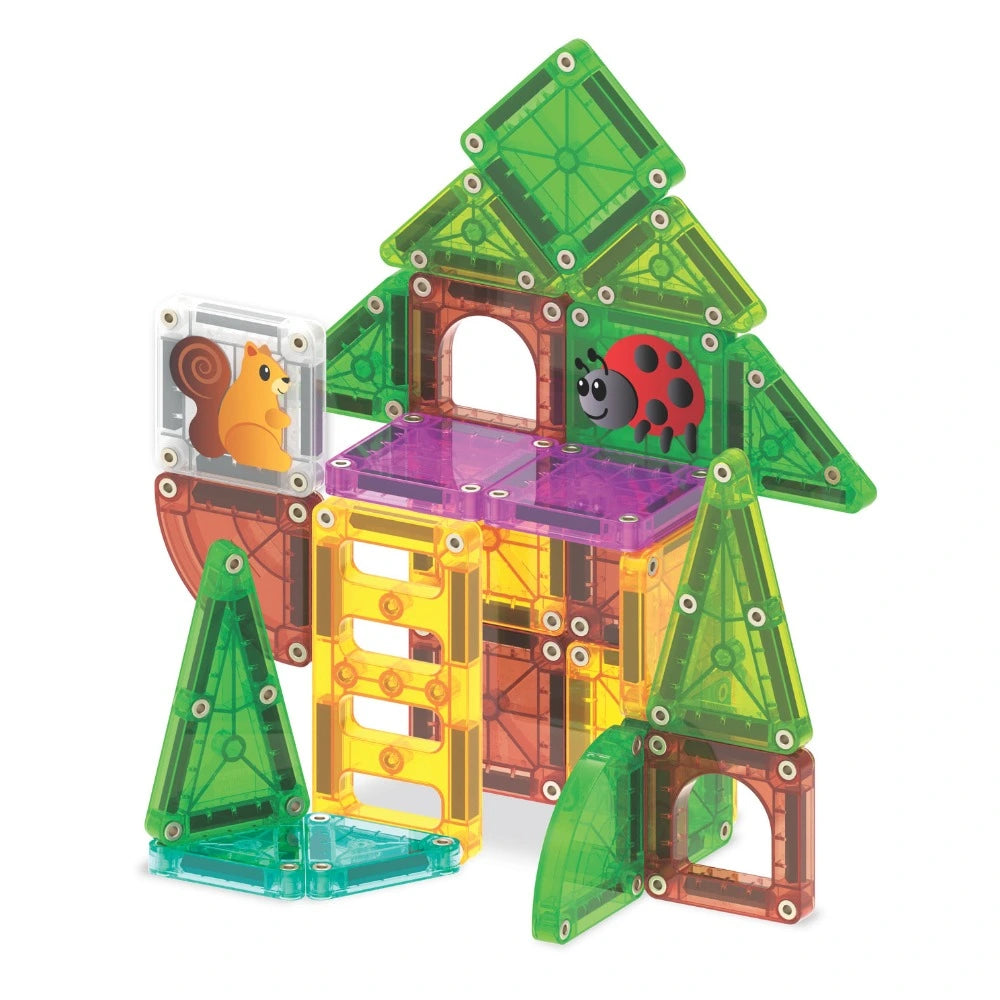 Magna-Tiles microMAGS Treehouse Travel Set, 24pcs - Pupsik Singapore