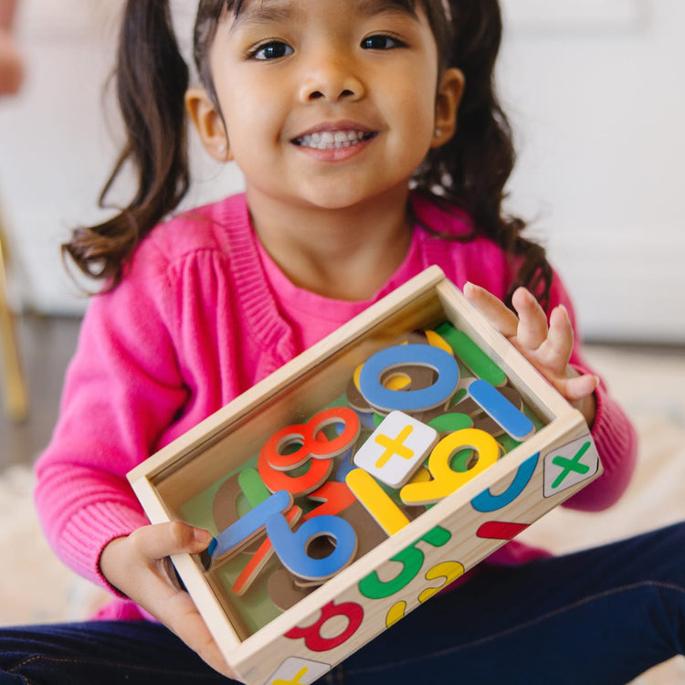 Melissa & Doug Magnetic Wooden Number