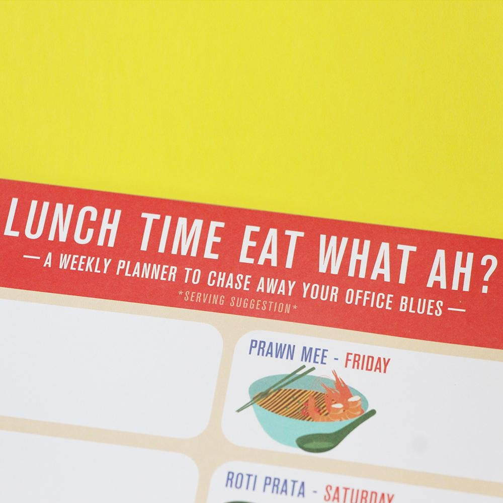 The Little Drom Store Makan Series Weekly Planner / Memo Pads
