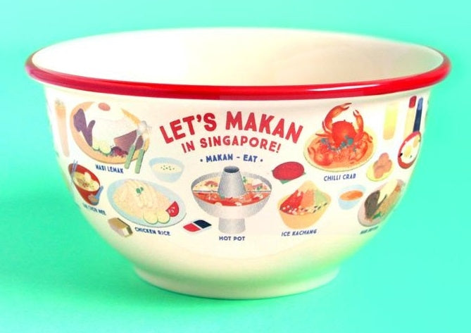 The Little Drom Store Ceramic Bowl - Let's Makan in Singapore