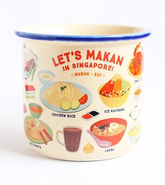 The Little Drom Store Bamboo Fibre Mug (4 Designs) - Pupsik Singapore