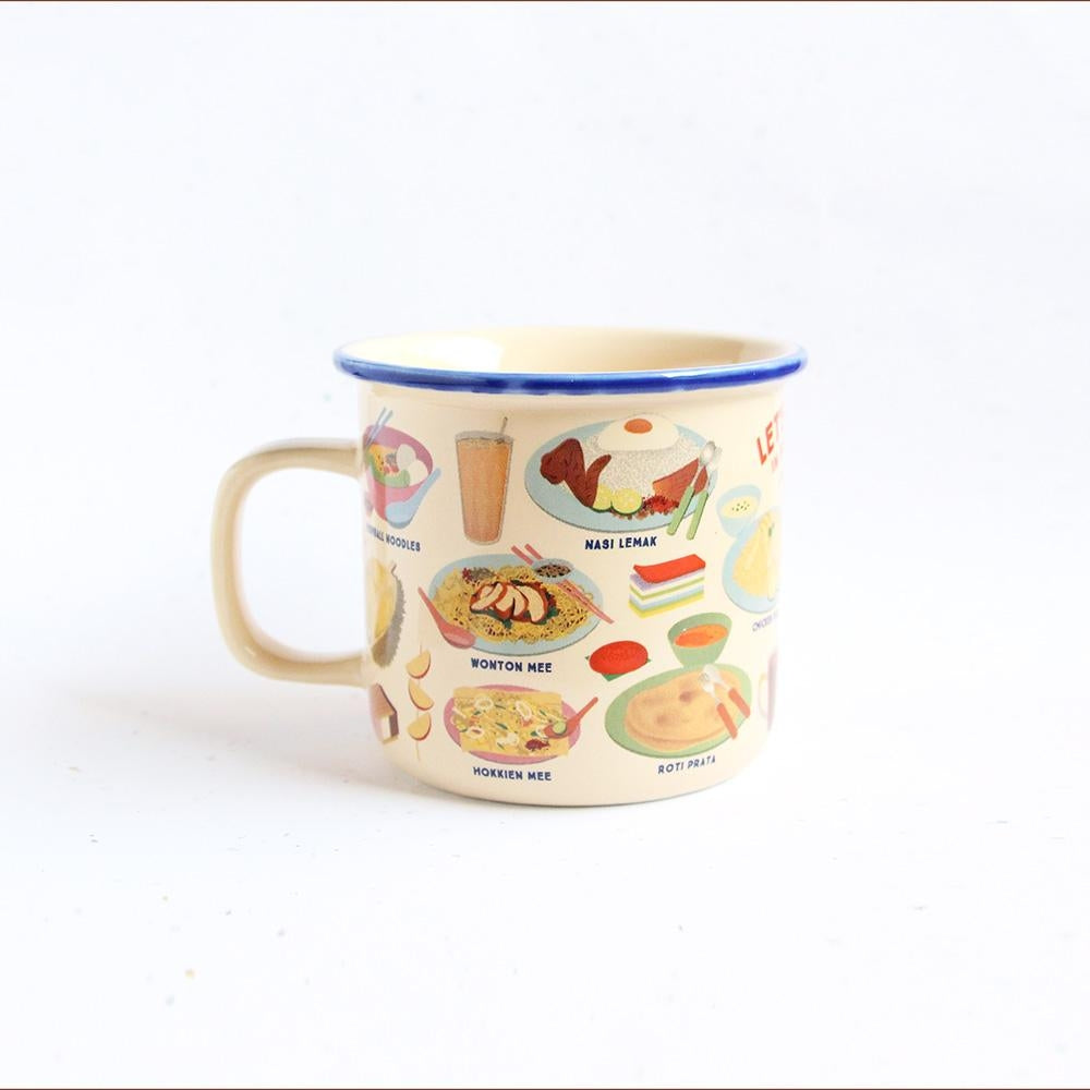 The Little Drom Store Bamboo Fibre Mug (4 Designs) - Pupsik Singapore