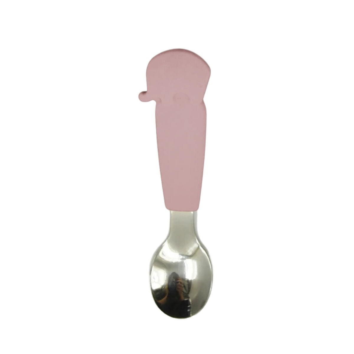 Biomom Silicone Handle Stainless Steel Little Spoon (8 Designs)