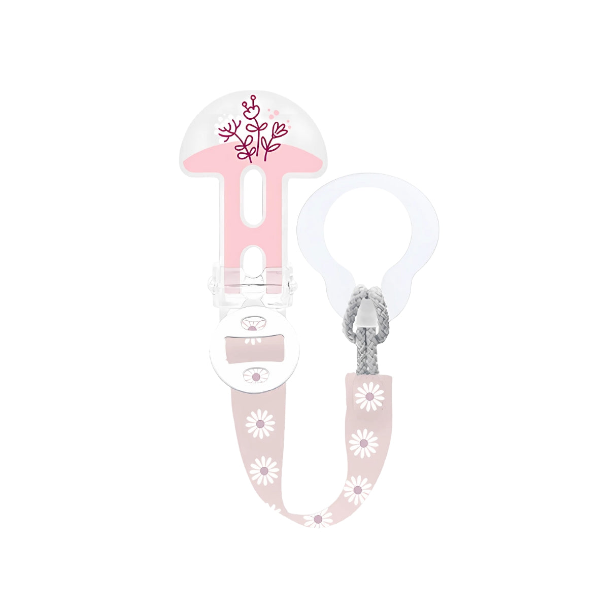 MAM Clip it! Pacifier Clip with String Strap (3 Designs)