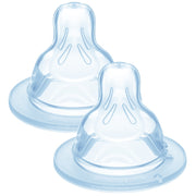 MAM Silicone Teats, 2pk for 0-6m+ (5 Sizes)