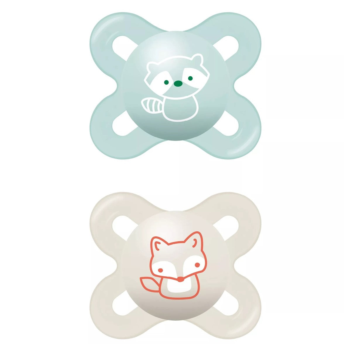 MAM Original Start Pacifier with Case, 2pk (0-2M) - 3 Assorted Designs - Pupsik Singapore