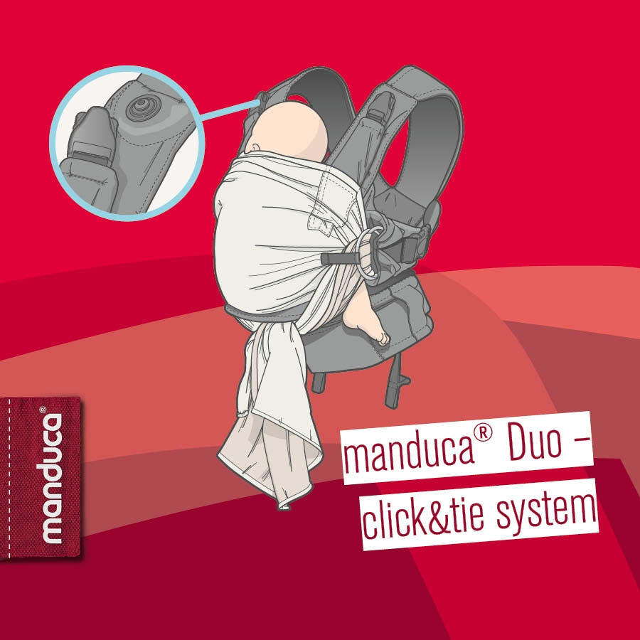 Manduca Duo Baby Carrier (2 Colours) - Pupsik Singapore
