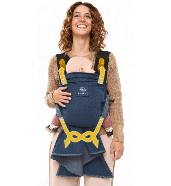 Manduca Duo Baby Carrier (2 Colours) - Pupsik Singapore