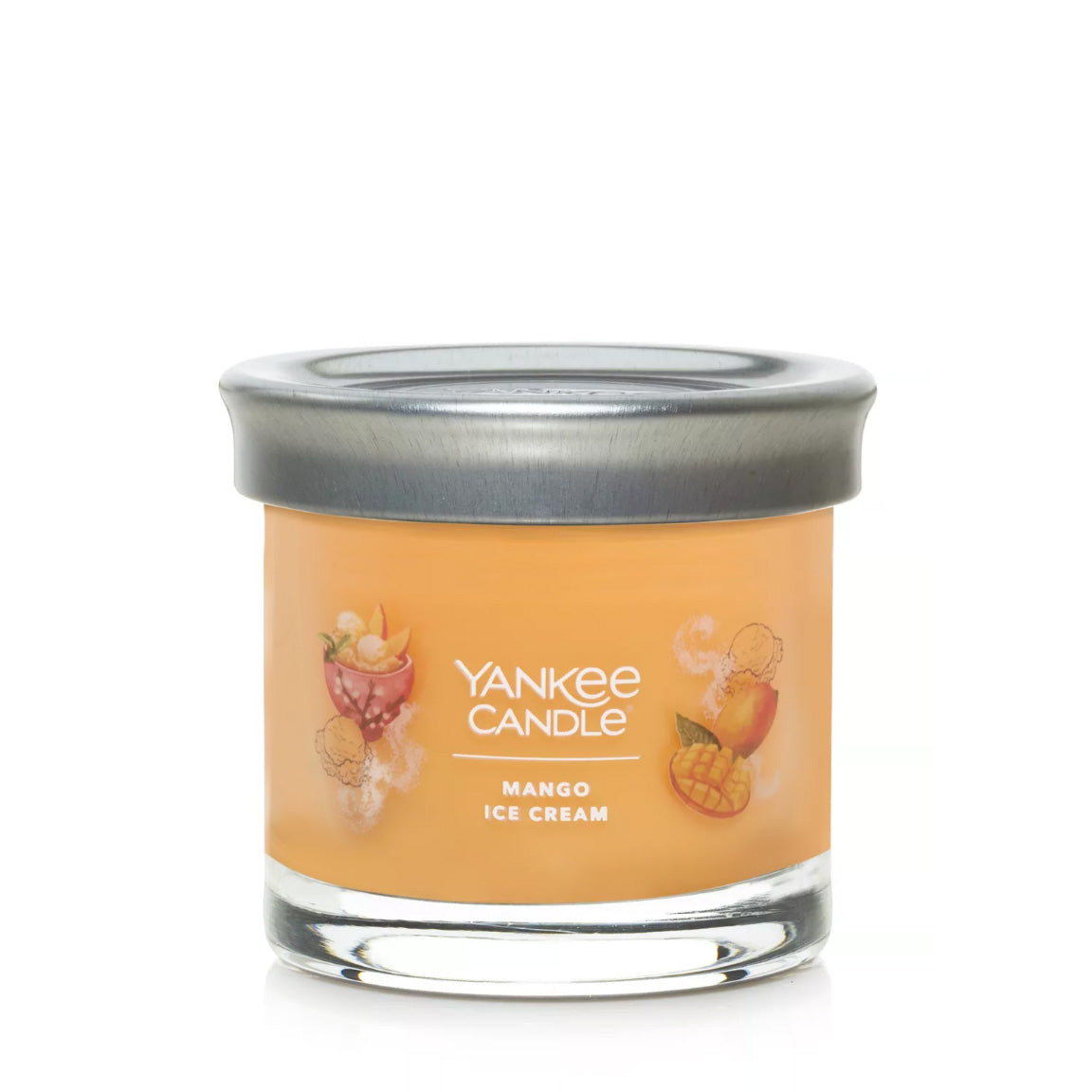 Yankee Candle Signature Small Tumbler Candle, 1- Wick (4.3oz) - Mango Ice Cream