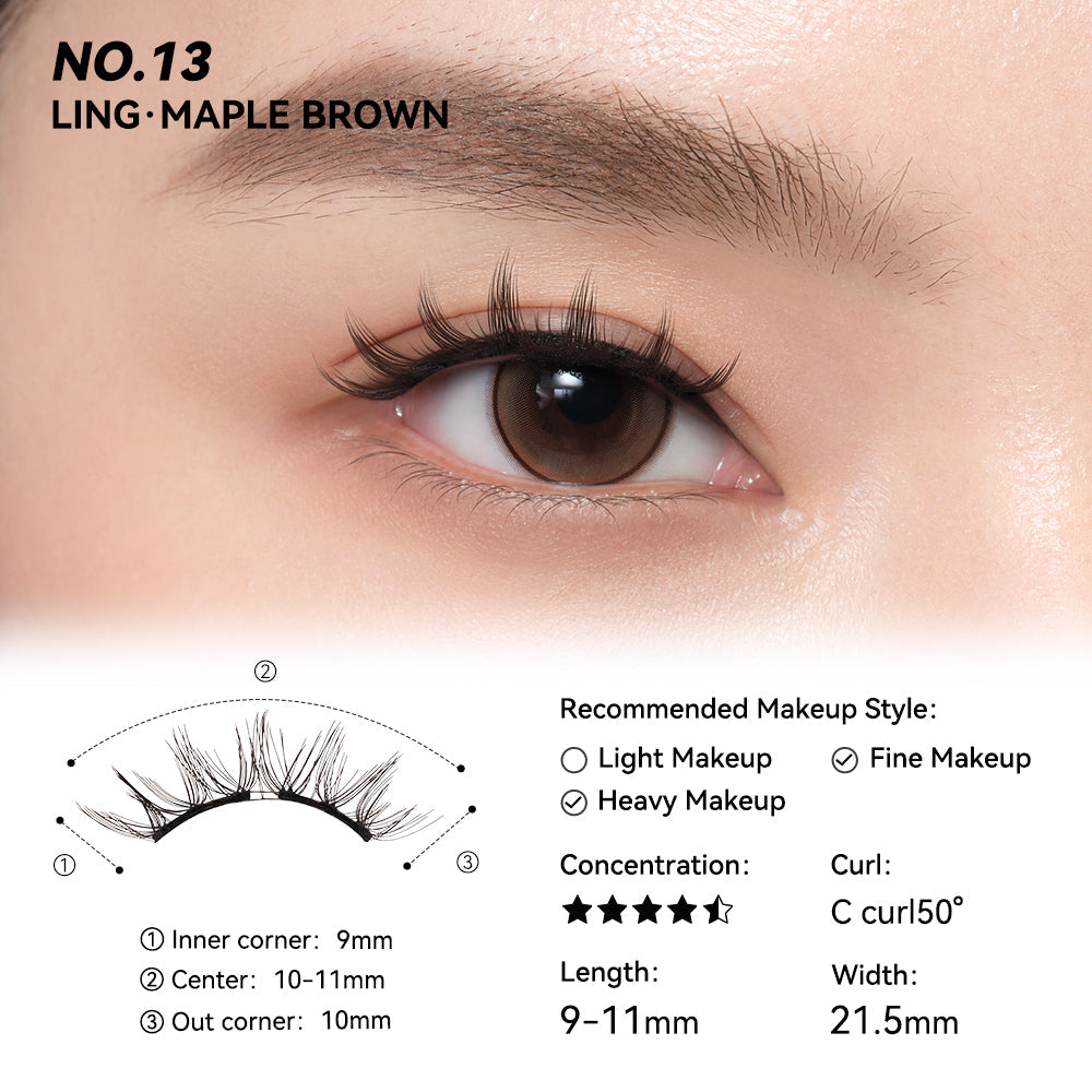 WOSADO Soft Magnetic Eyelashes (20 Types) - Pupsik Singapore