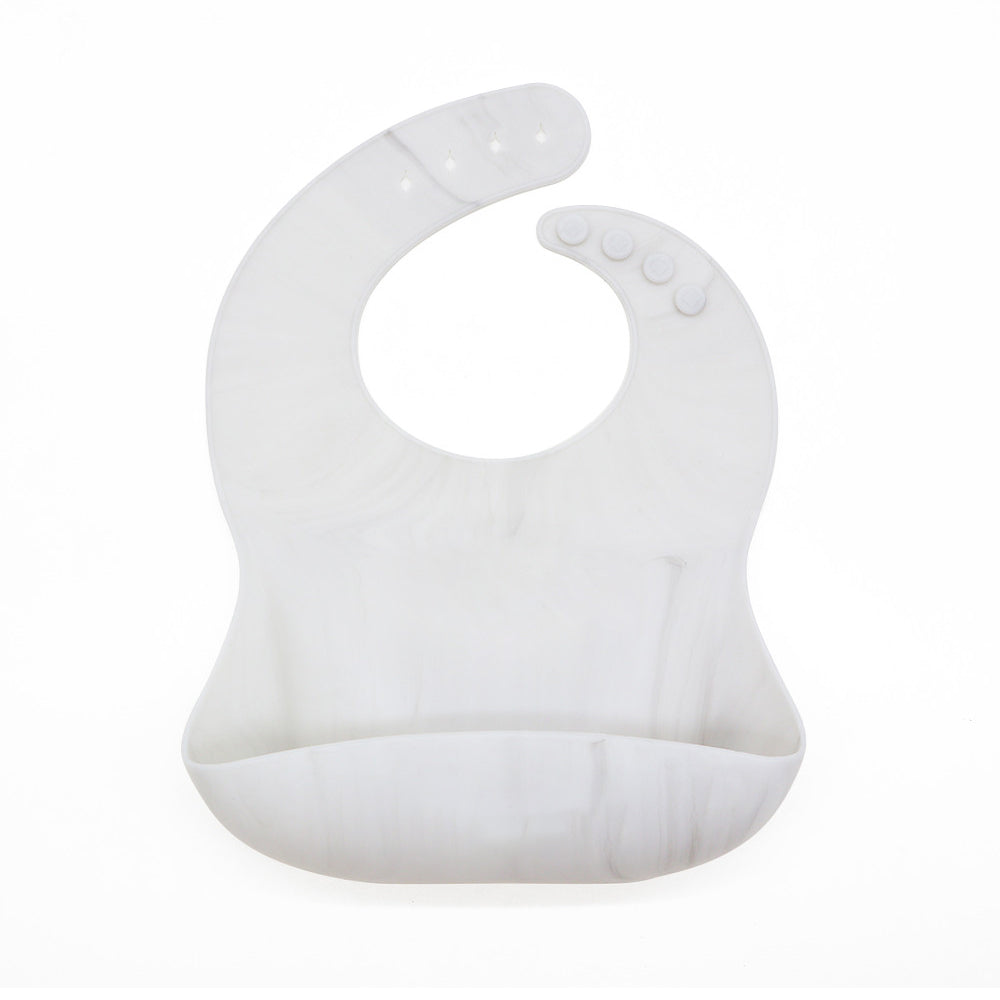 Biomom Silicone Plain Round Baby Bib (16 colors) - Pupsik Singapore