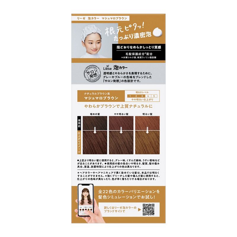 Liese Creamy Bubble Colour Hair Dye - New Packaging (23 Colors) - Pupsik Singapore