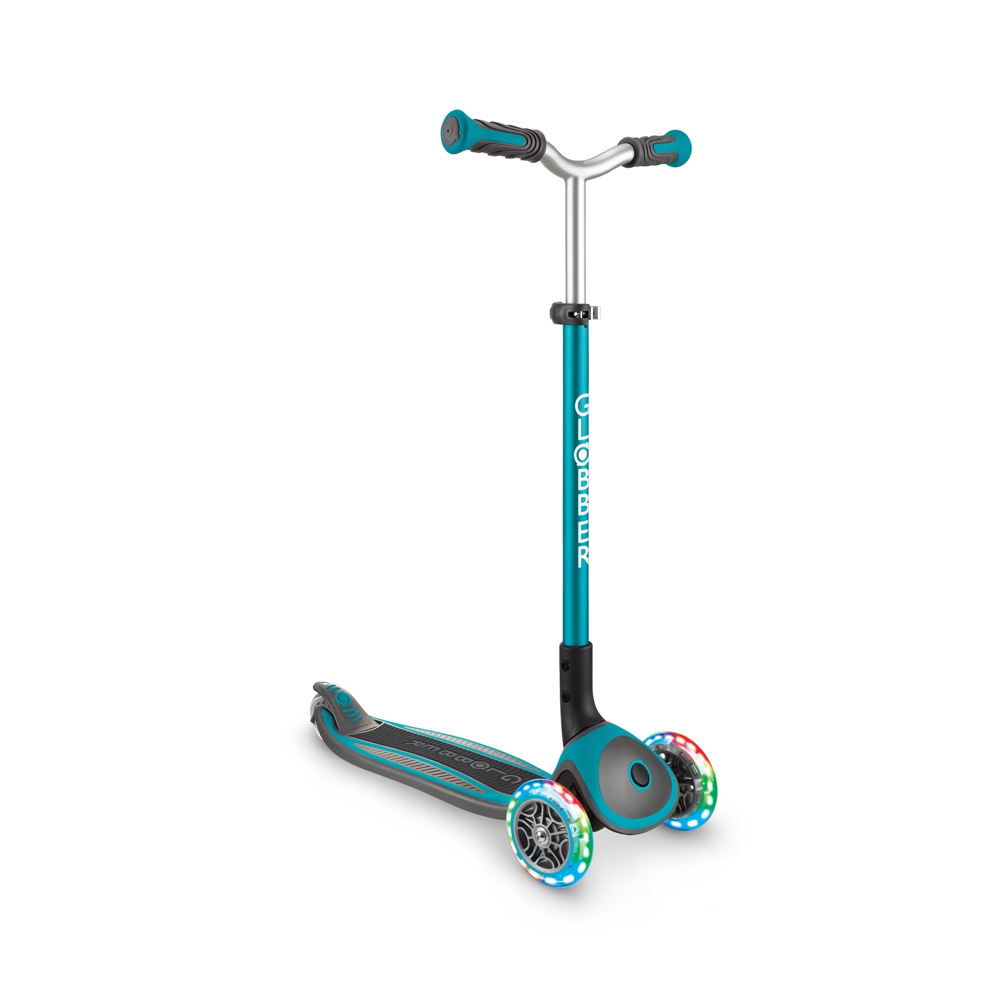 Globber Master Lights Foldable Scooter V2 (LED Wheels) (7 Colors)