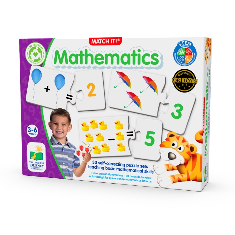 The Learning Journey Match It! Mathematics (5 Titles) - Pupsik Singapore