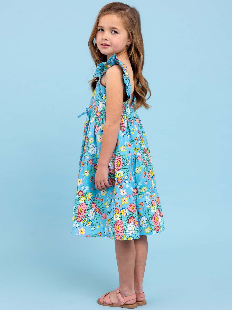Oobi Cornflower Meadow Midi-Maxi Dress (3 Sizes)