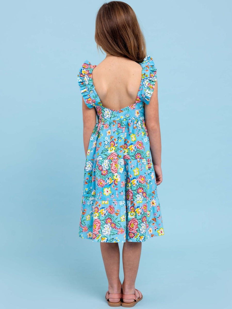 Oobi Cornflower Meadow Midi-Maxi Dress (3 Sizes)