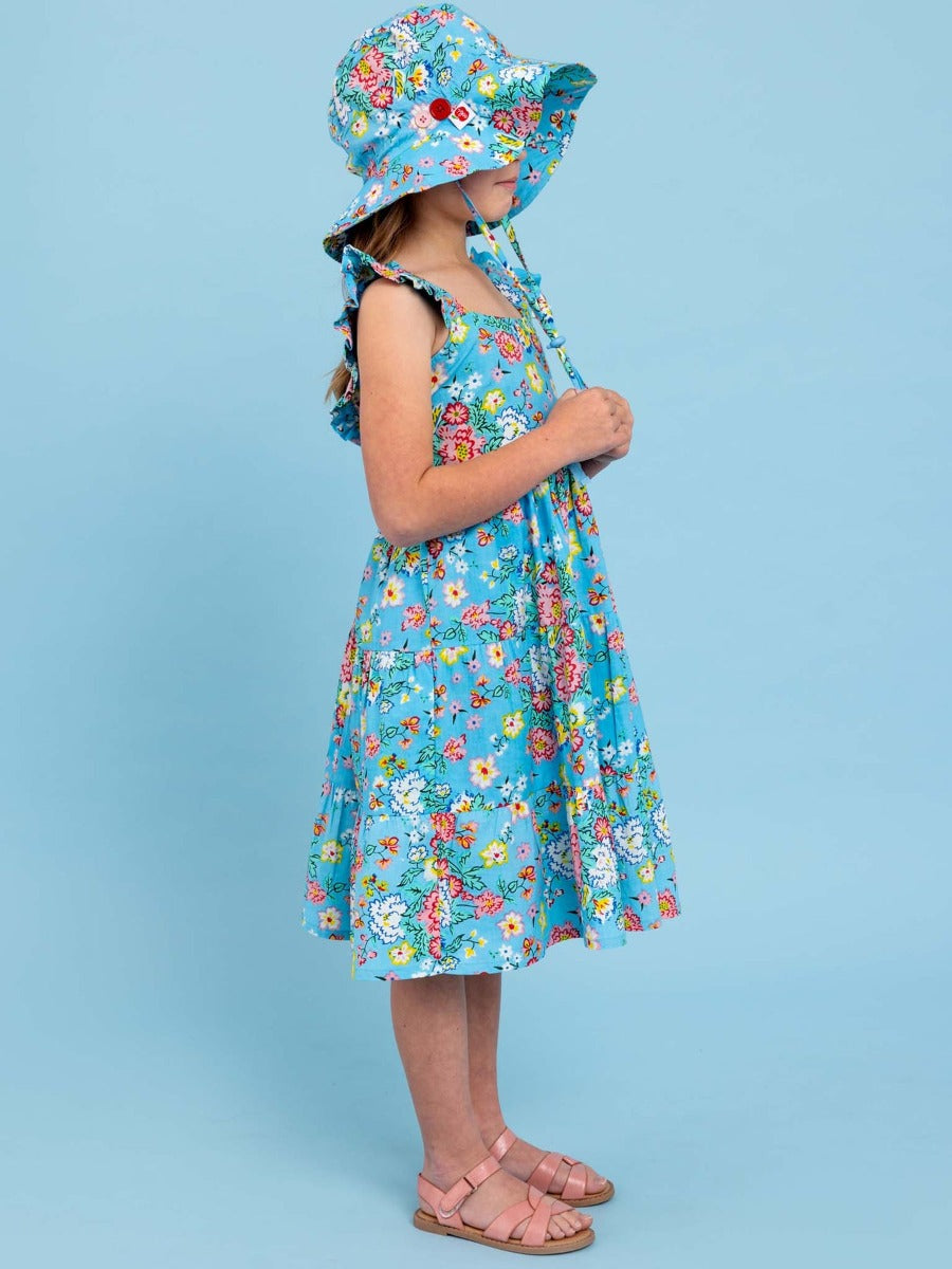 Oobi Cornflower Meadow Midi-Maxi Dress (3 Sizes)