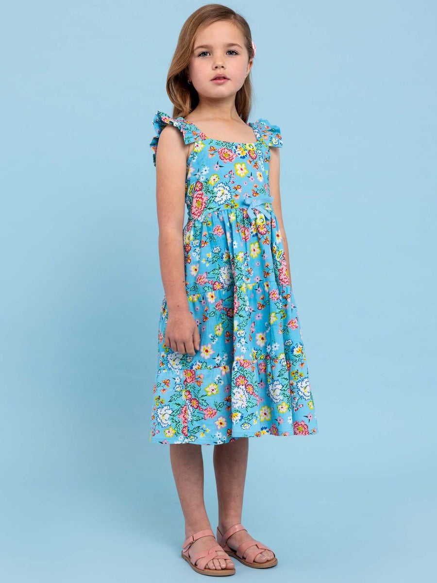 Oobi Cornflower Meadow Midi-Maxi Dress (3 Sizes)