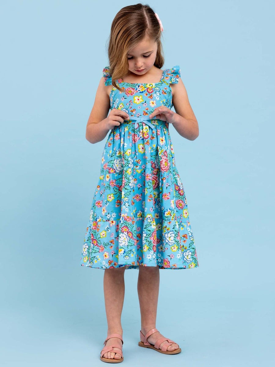 Oobi Cornflower Meadow Midi-Maxi Dress (3 Sizes)