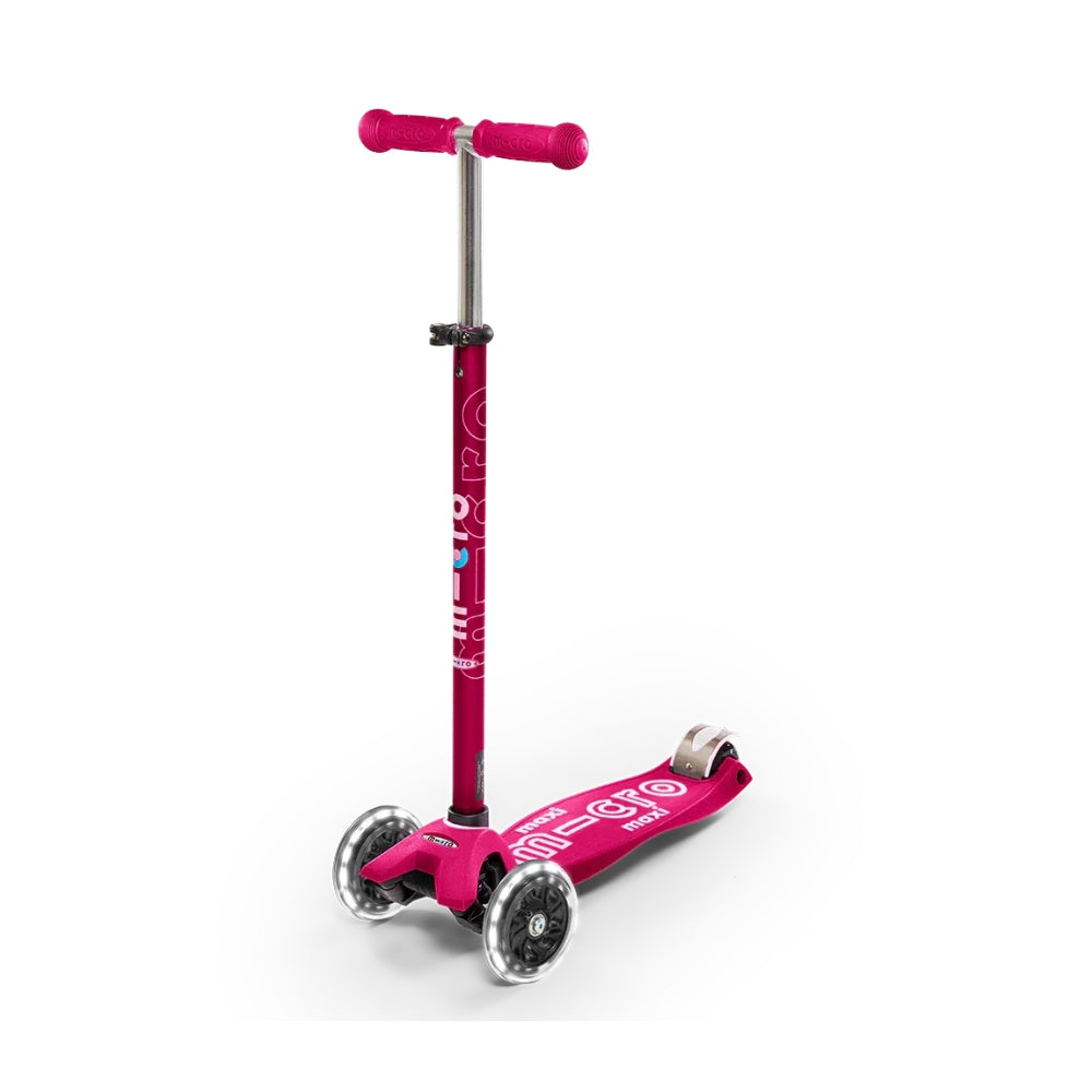 Micro Maxi Deluxe Scooter (LED Wheels) - Pink