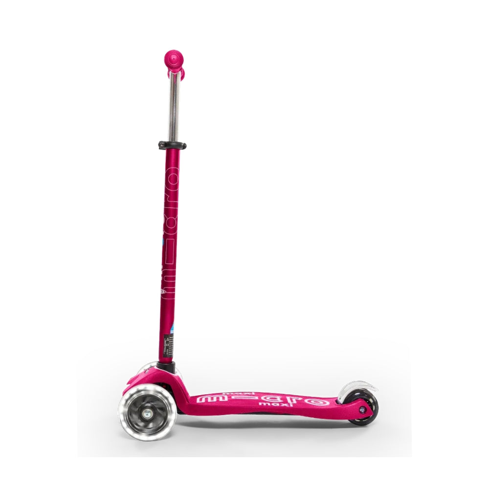 Micro Maxi Deluxe Scooter (LED Wheels) - Pink