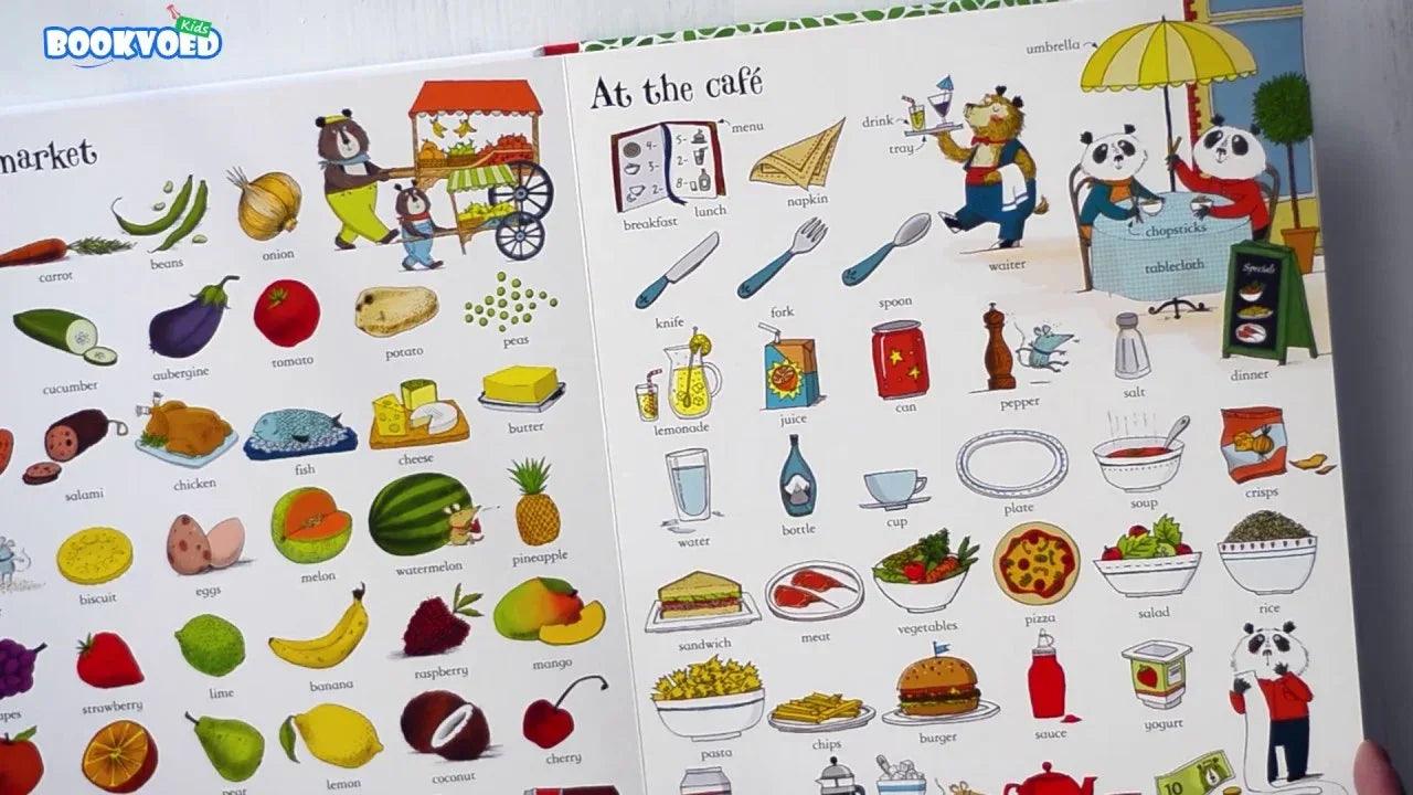 Usborne Big book of English Words Board Book | Pupsik Singapore