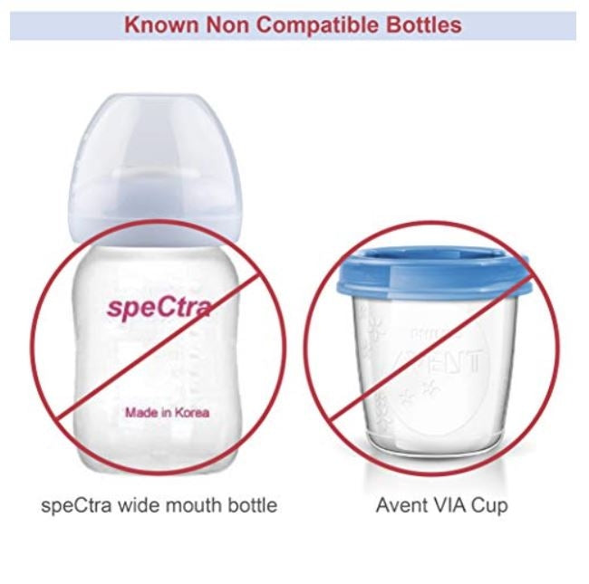 Maymom Collar with Sealing Disc & Travel Cap for Avent (4 set)