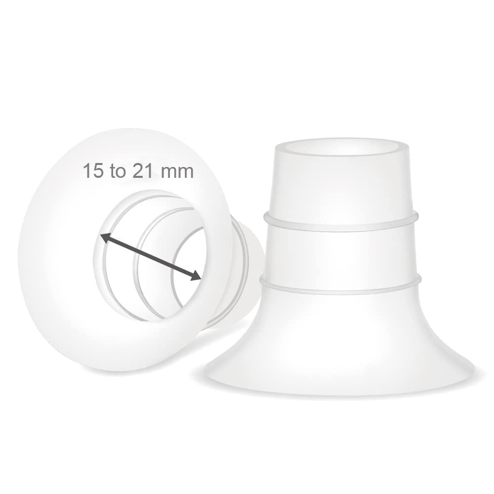 Maymom Flange Inserts for 24mm Medela PersonalFit Flex (Short), 2pk