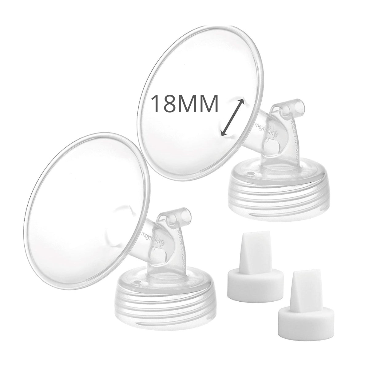 Maymom Flange for Spectra with Valve (Wide-Neck), 2pc (17 Sizes) - Pupsik Singapore