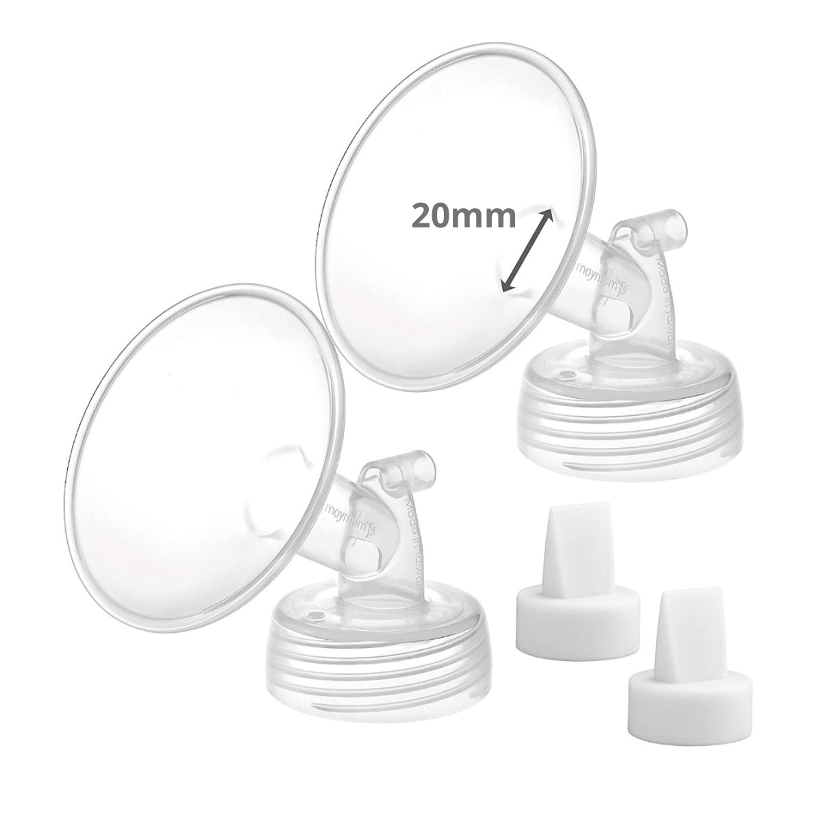 Maymom Flange for Spectra with Valve (Wide-Neck), 2pc (17 Sizes) - Pupsik Singapore