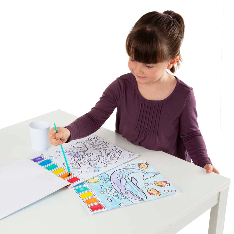 Melissa & Doug Paint with Water Activity Book - Princess