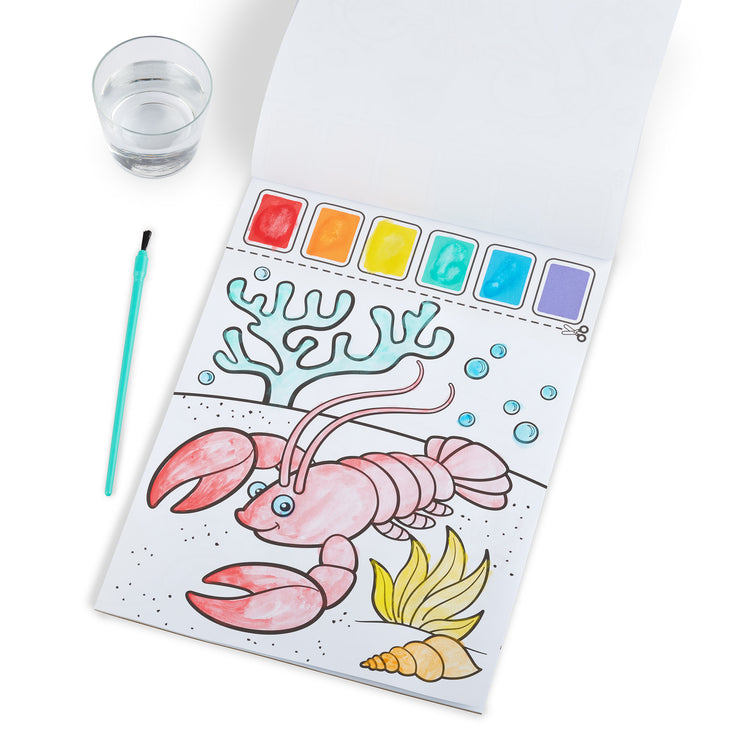 Melissa & Doug Paint with Water Activity Book - Princess