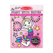 Melissa & Doug  My First Paint With Water Art Pad - Cheerleaders, Flowers, Fairies, and More