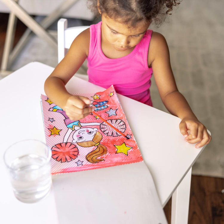 Melissa & Doug  My First Paint With Water Art Pad - Cheerleaders, Flowers, Fairies, and More