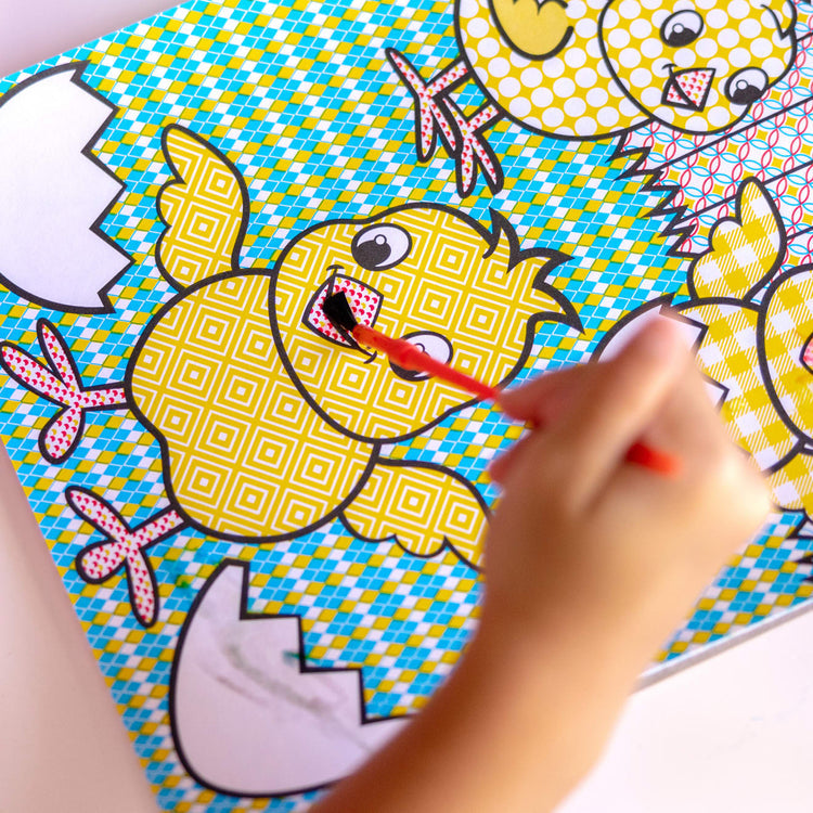 Melissa & Doug  My First Paint With Water Art Pad - Cheerleaders, Flowers, Fairies, and More