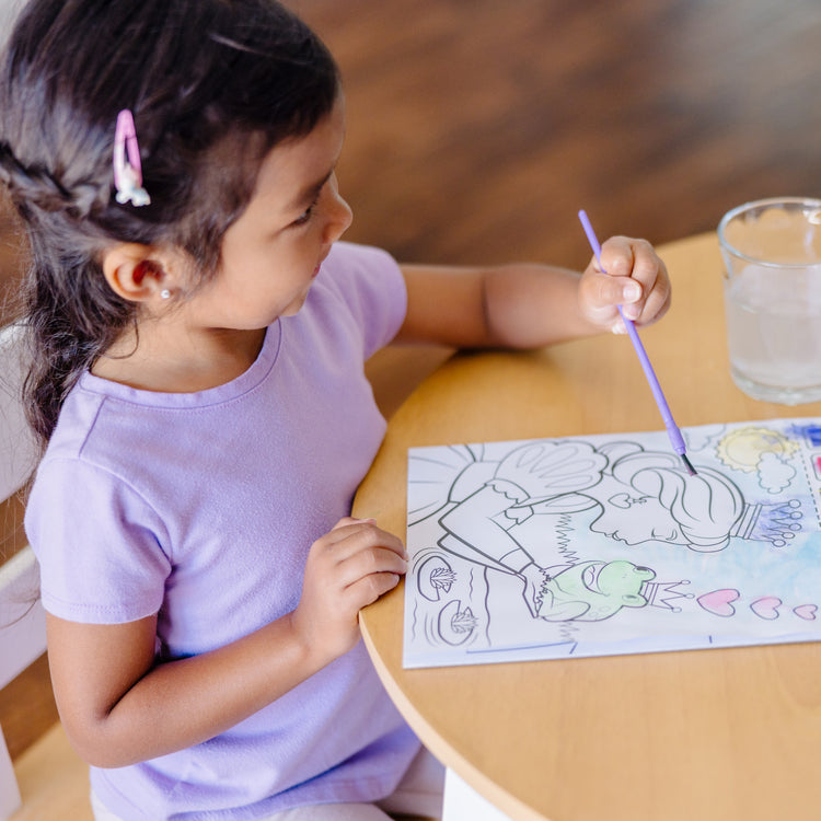 Melissa & Doug Paint with Water Activity Book - Princess - Pupsik Singapore