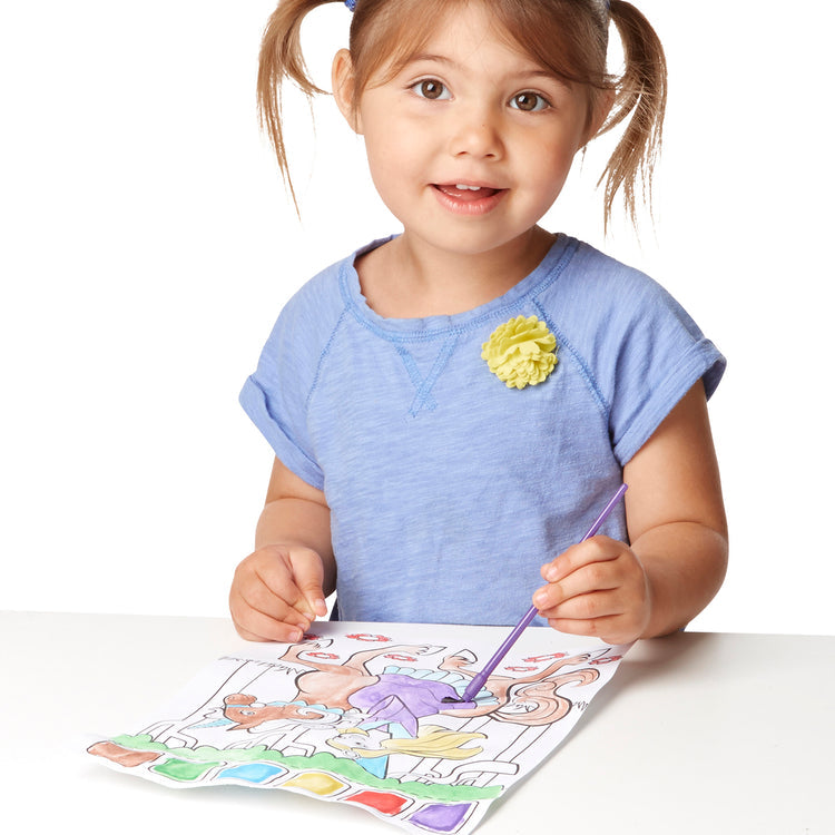 Melissa & Doug Paint with Water Activity Book - Princess - Pupsik Singapore