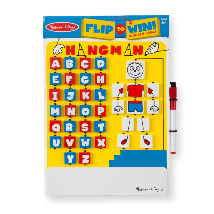 Melissa & Doug Flip to Win Hangman Travel Game