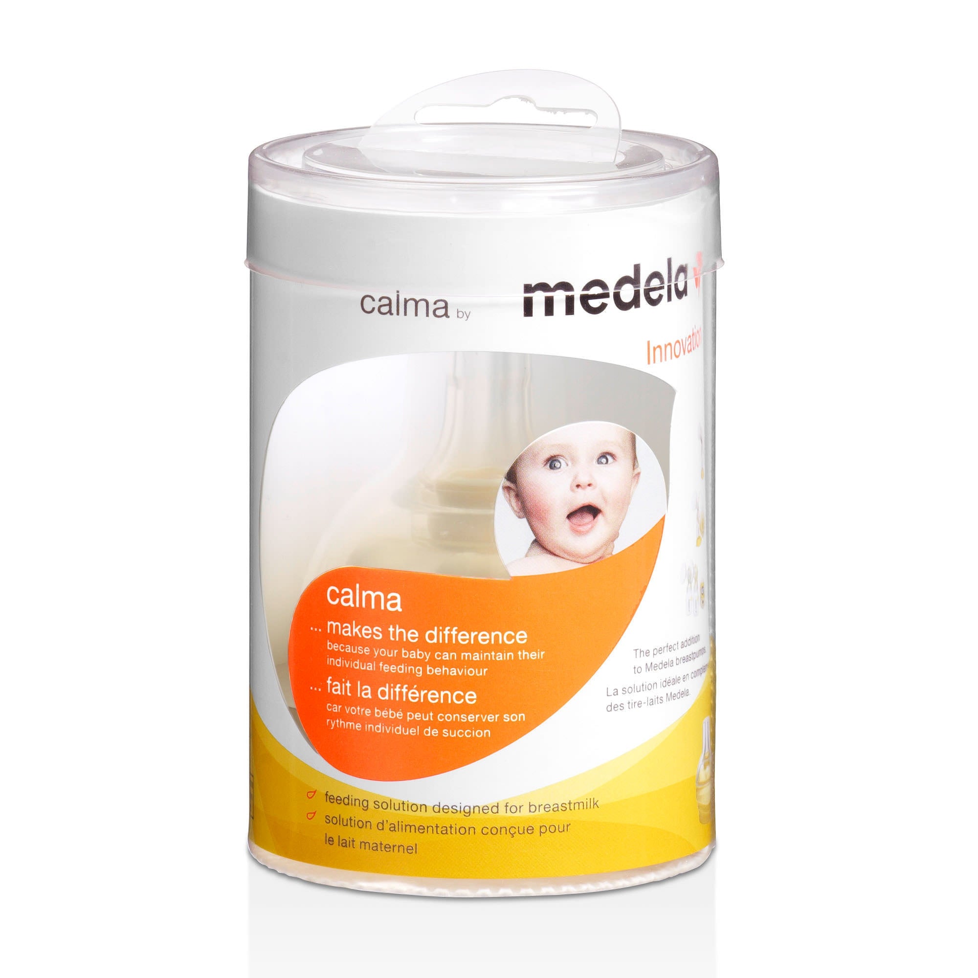 Medela Calma Solitaire Breastmilk Teat - Made in Switzerland - Pupsik Singapore