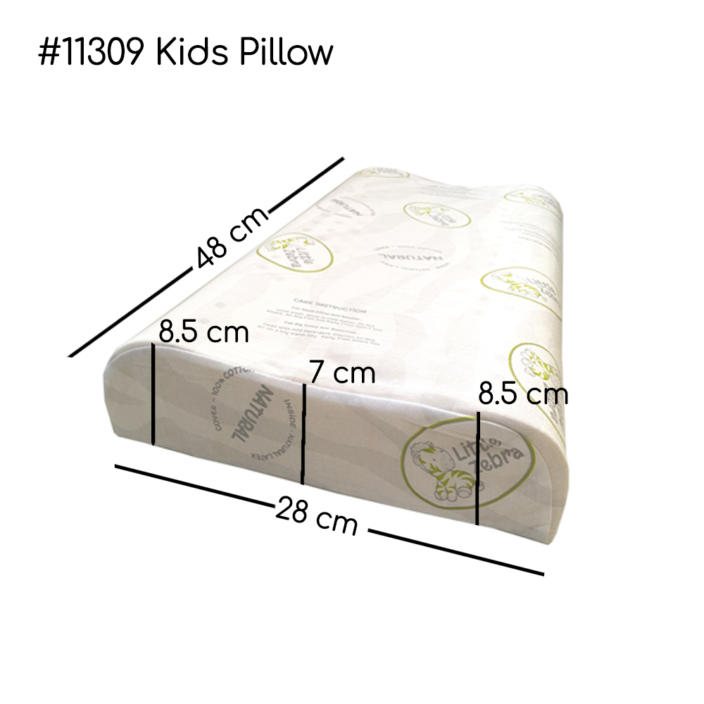 Little Zebra Kids Latex Pillow (28 x 48cm)