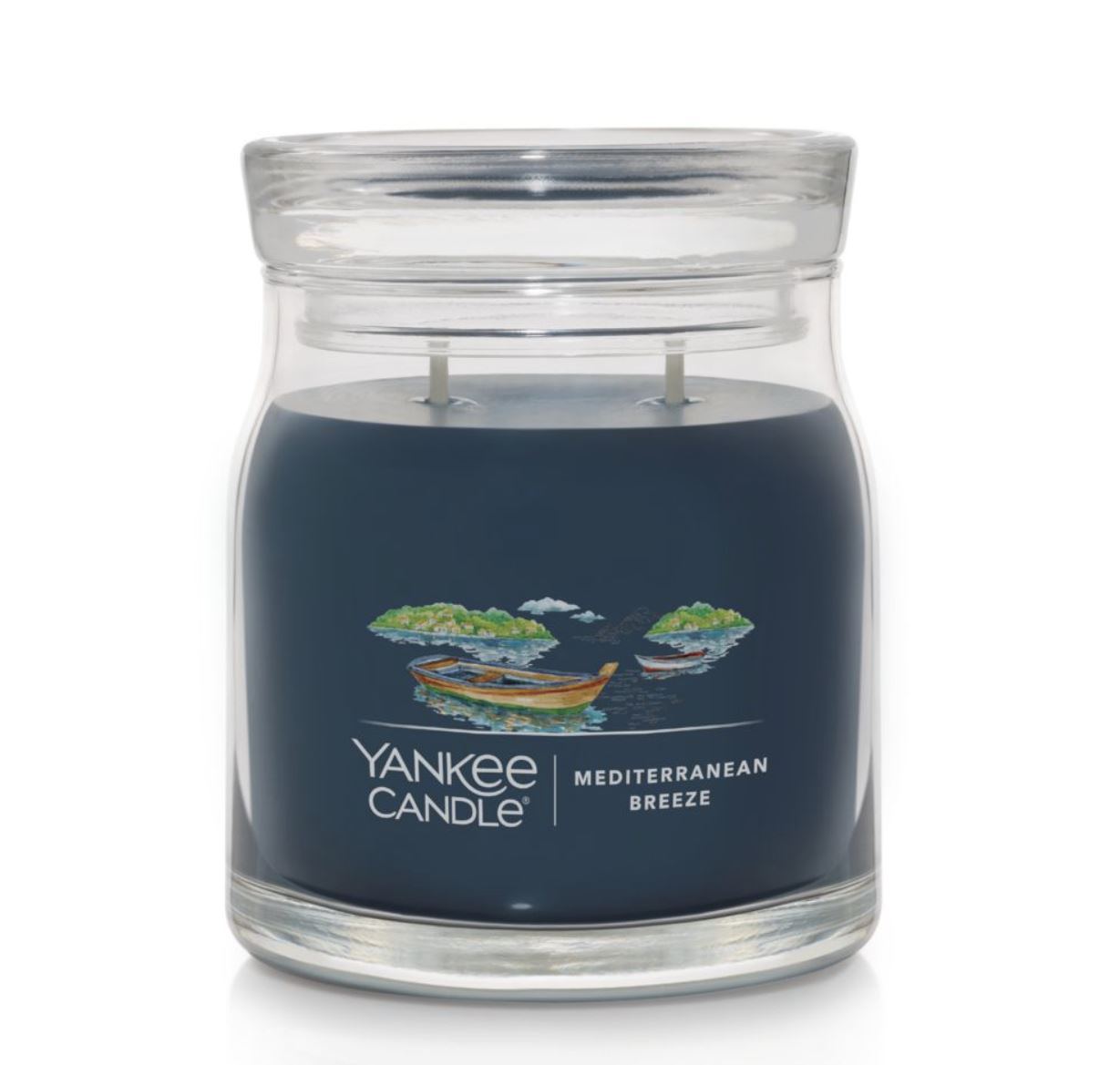 Yankee Candle Signature Medium Jar Candle, 2-wicks (13oz) - Mediterranean Breeze