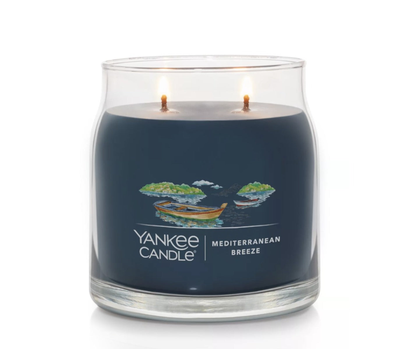Yankee Candle Signature Medium Jar Candle, 2-wicks (13oz) - Mediterranean Breeze